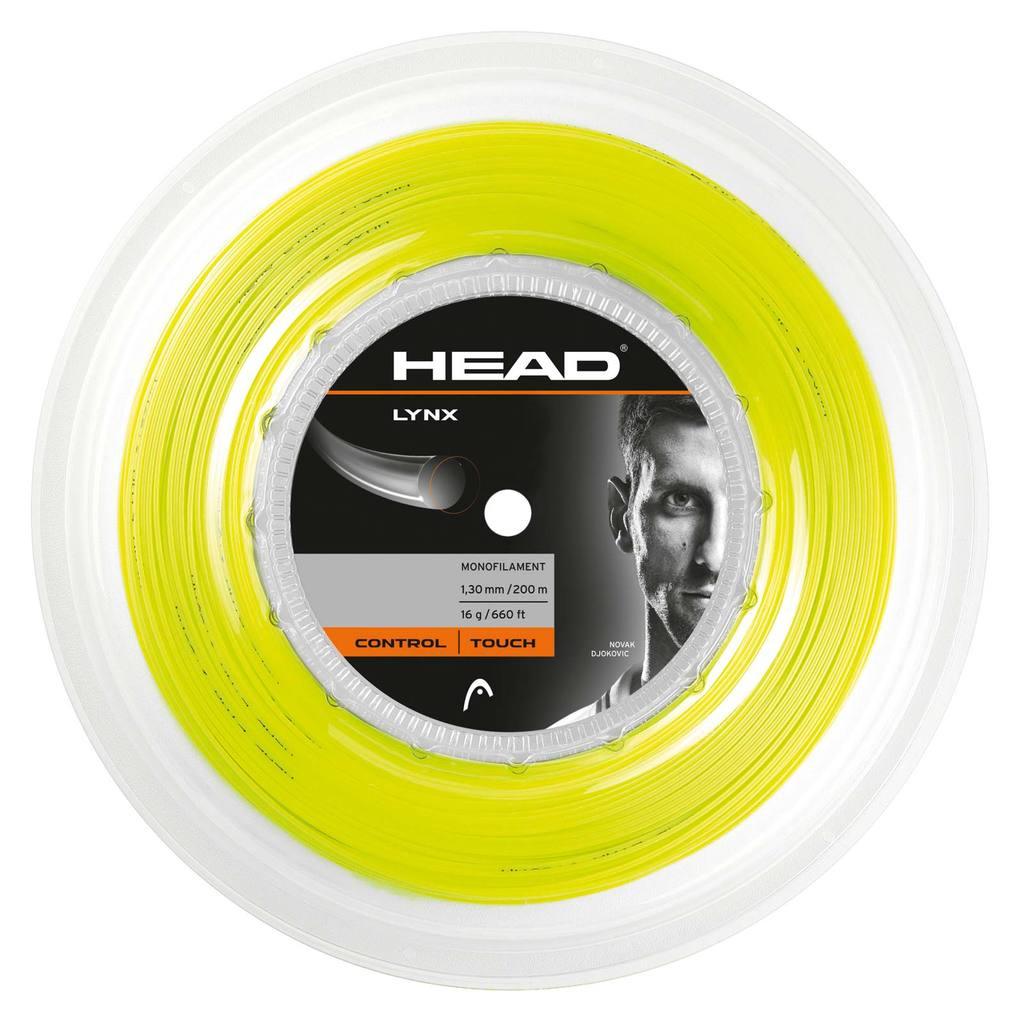 HEAD - HEAD LYNX tour 130 200mロール Head Lynx Tour 1.30 Matassa da tennis 200 metri - Orange