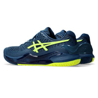 Load image into Gallery viewer, ASICS MEN&#39;S GEL-RESOLUTION 9 - (MAKO BLUE/SAFETY YELLOW)
