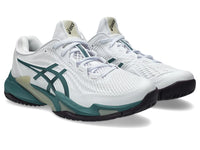 Load image into Gallery viewer, ASICS COURT FF3 MEN'S (WHITE/FOGGY TEAL)

