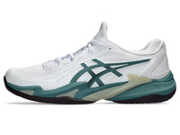 Load image into Gallery viewer, ASICS COURT FF3 MEN'S (WHITE/FOGGY TEAL)
