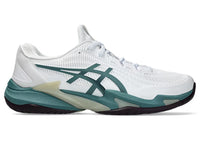 Load image into Gallery viewer, ASICS COURT FF3 MEN'S (WHITE/FOGGY TEAL)

