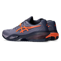 Charger l&#39;image dans la visionneuse de galerie, CHAUSSURE DE TENNIS ASICS GEL RESOLUTION X LARGE HOMME (GRIS PURPLE/ORANGE NOVA)
