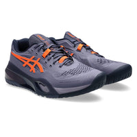 Load image into Gallery viewer, ASICS GEL RESOLUTION X MEN&#39;S TENNIS SHOE (GREYISH PURPLE/NOVA ORANGE)
