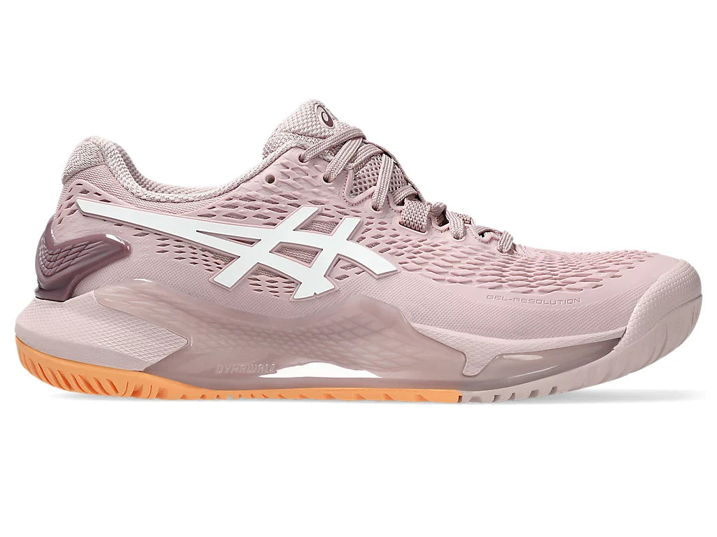 ASICS WOMEN'S GEL RESOLUTION 9 CLAY (WATERSHED ROSE/WHITE)