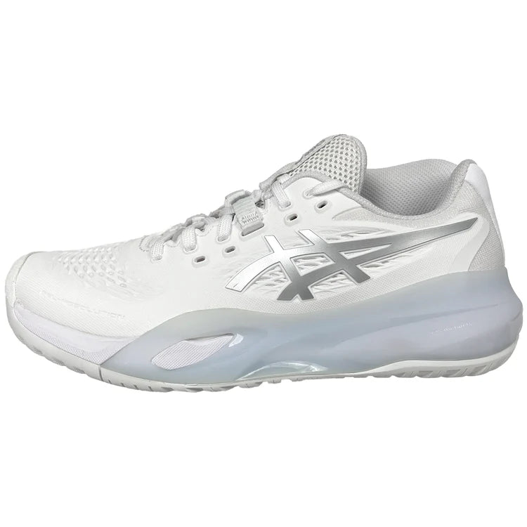 ASICS WOMEN'S GEL-RESOLUTION X (WHITE/PURPLE SILVER)