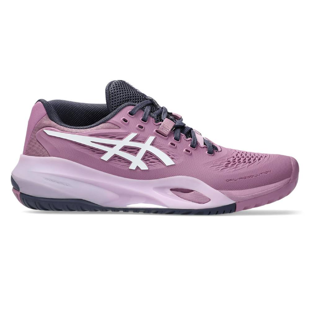 CHAUSSURE DE TENNIS FEMME ASICS GEL RESOLUTION X (UBE/BLANC)