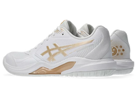 Load image into Gallery viewer, ASICS GEL-DEDICATE 8 PB WOMEN'S (WHITE/CHAMPAGNE)
