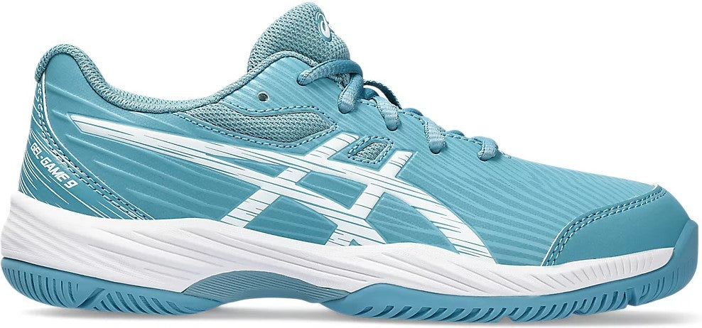 ASICS GEL-GAME 9 GS (GRIS BLEU/BLANC)