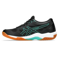 Load image into Gallery viewer, ASICS GEL ROCKET 11 WOMEN&#39;S INDOOR COURT SHOE (BLACK/ILLUMINATE MINT)
