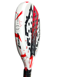 Load image into Gallery viewer, BABOLAT TECHNICAL VERON - JUAN LEBRON (WHITE/BLACK/RED)
