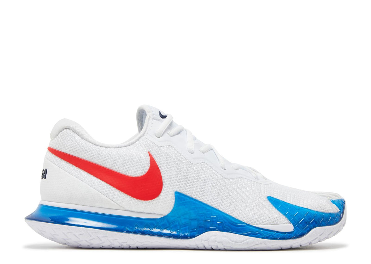 Nike Zoom Vapor Cage 4 (White/Chile Red-Binary Blue)