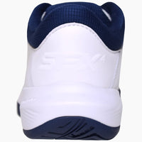 Load image into Gallery viewer, BABOLAT SFX 4 MEN'S TENNIS SHOES (WHITE/ESTATE BLUE)
