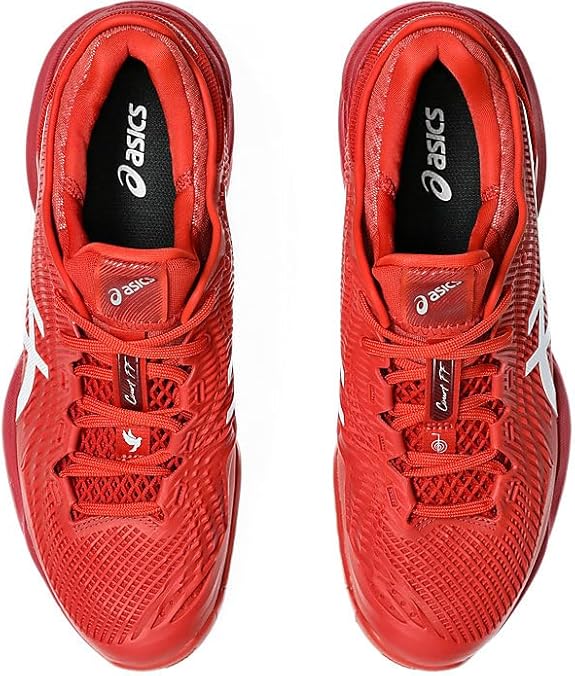 【極美品】COURT FF3 NOVAK （AC）Rust/White 26cm COURT FF 3 NOVAK Tennis Shoes US - Asics