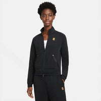 Load image into Gallery viewer, Nike W NKCT DF HERITAGE JKT FZ (BLACK/BLACK)
