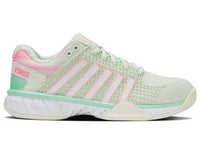 Load image into Gallery viewer, K-SWISS PICKLEBALL WOMEN FOOTWEAR EXPRESSLIGHT WIDE (ICE-HONEYDEW-N.PASTEL PINK)
