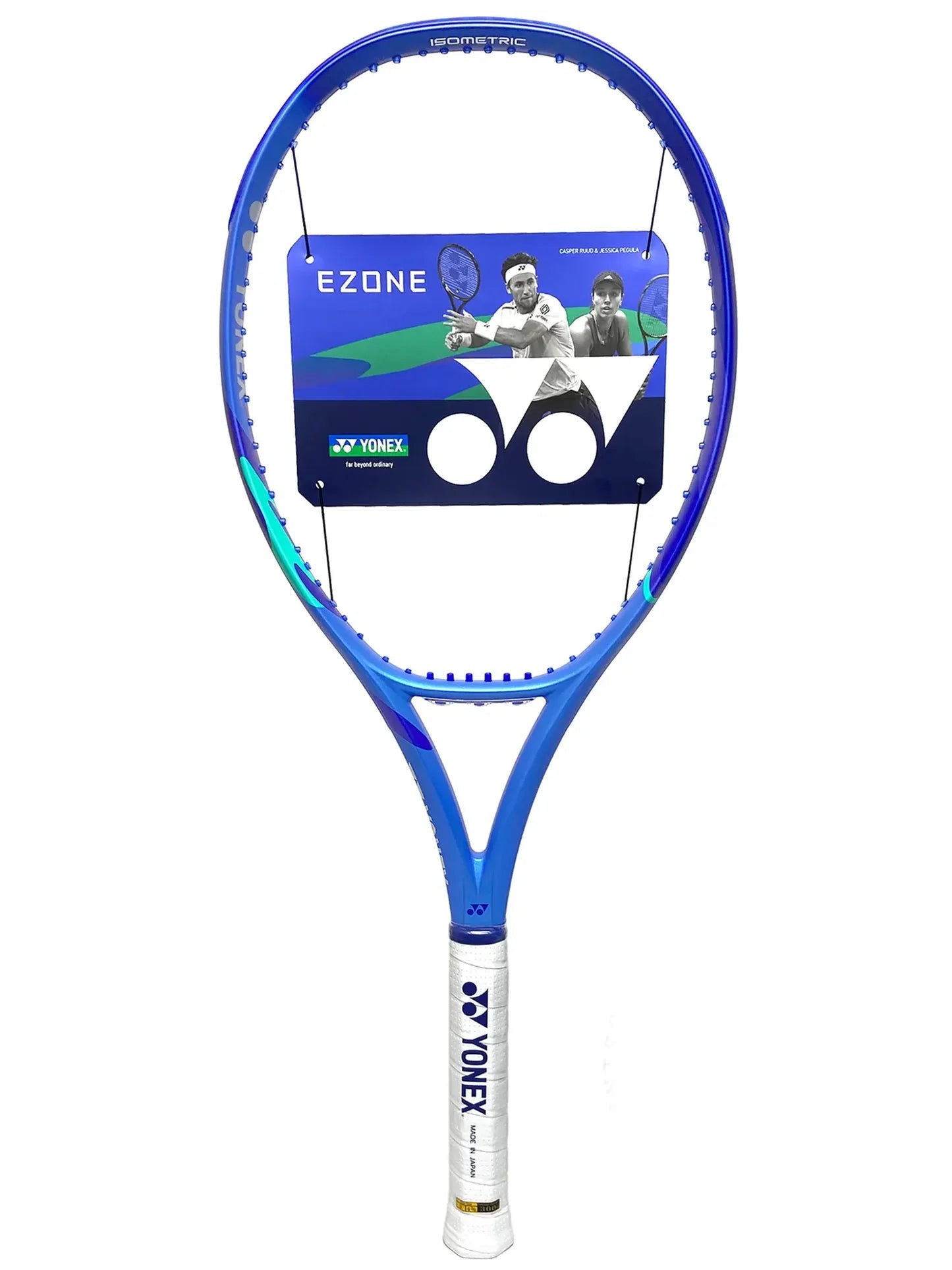 YONEX EZONE 100 - 300G BLAST BLUE UNSTRUNG (8TH GEN) - Marcotte
