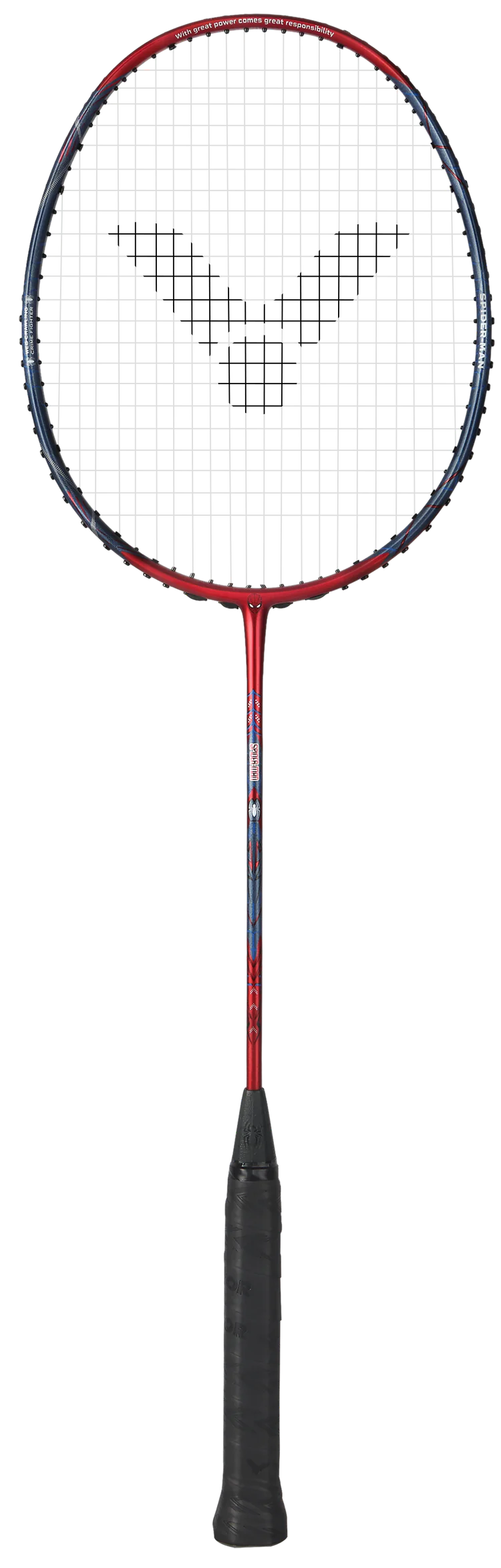 Batmon Racket VICTOR SPIDER-MAN THEMED LIMITED BADMINTON RACKET SET (UNSTRUNG)