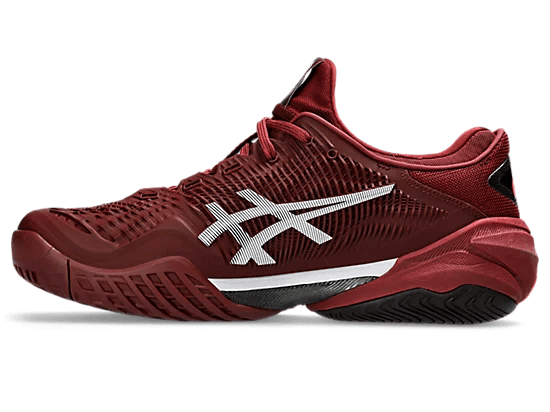 ASICS COURT FF 3 (ANTIQUE RED/WHITE). - Marcotte Sports Inc