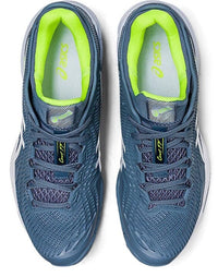 Load image into Gallery viewer, ASICS MEN&#39;S COURT FF 3 (STELL BLUE/WHITE/YELLOW)
