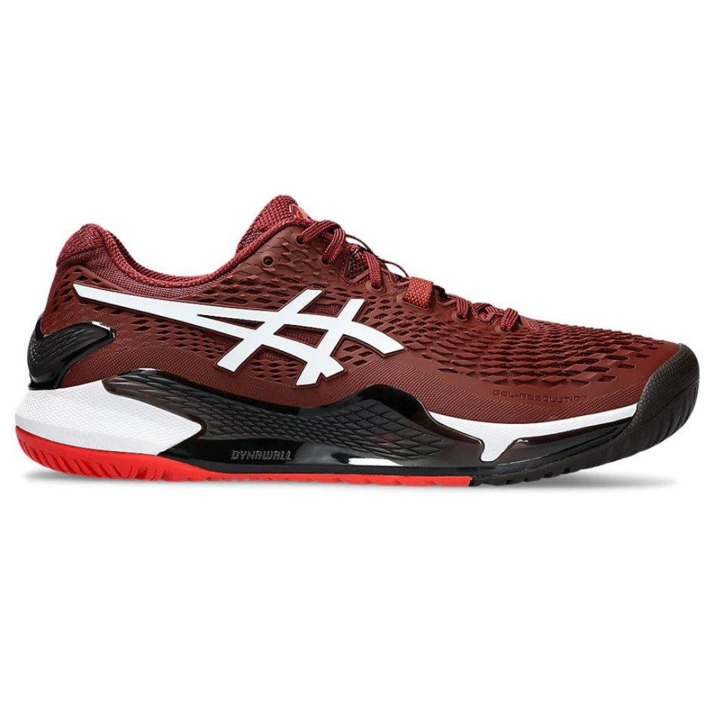 ASICS GEL-RESOLUTION 9 ( ANTIQUE RED/WHITE) - Marcotte Sports Inc