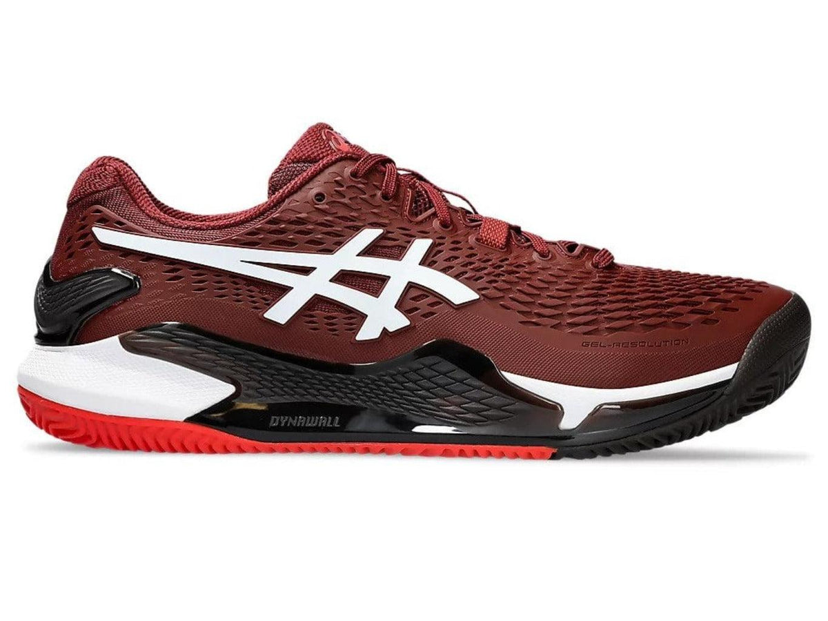 ASICS GEL-RESOLUTION 9 CLAY (ANTIQUE RED/WHITE) - Marcotte Sports Inc
