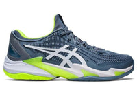 Load image into Gallery viewer, ASICS MEN&#39;S COURT FF3 (STELL BLUE/WHITE/YELLOW) - Marcotte Sports Inc
