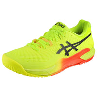 Load image into Gallery viewer, Asics men&#39;s Gel-Resolution 9-Paris (Safety Yellow/Black) - Marcotte Sports Inc

