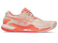 Load image into Gallery viewer, ASICS GEL-RESOLUTION 9 WOMEN&#39;S TENNIS SHOES (PEARL PINK/SUN CORAL)
