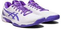 Load image into Gallery viewer, ASICS WOMEN&#39;S GEL SOLUTION SPEED FF 2 (WHITE / AMETHYST) - Marcotte Sports Inc
