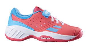 BABOLAT PULSION ALL COURT JR (PINK/SKY BLUE) - Marcotte Sports Inc