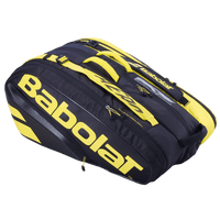 Load image into Gallery viewer, BABOLAT PURE AERO 12 PACK RACQUET BAG (BLACK/YELLOW) - Marcotte Sports Inc
