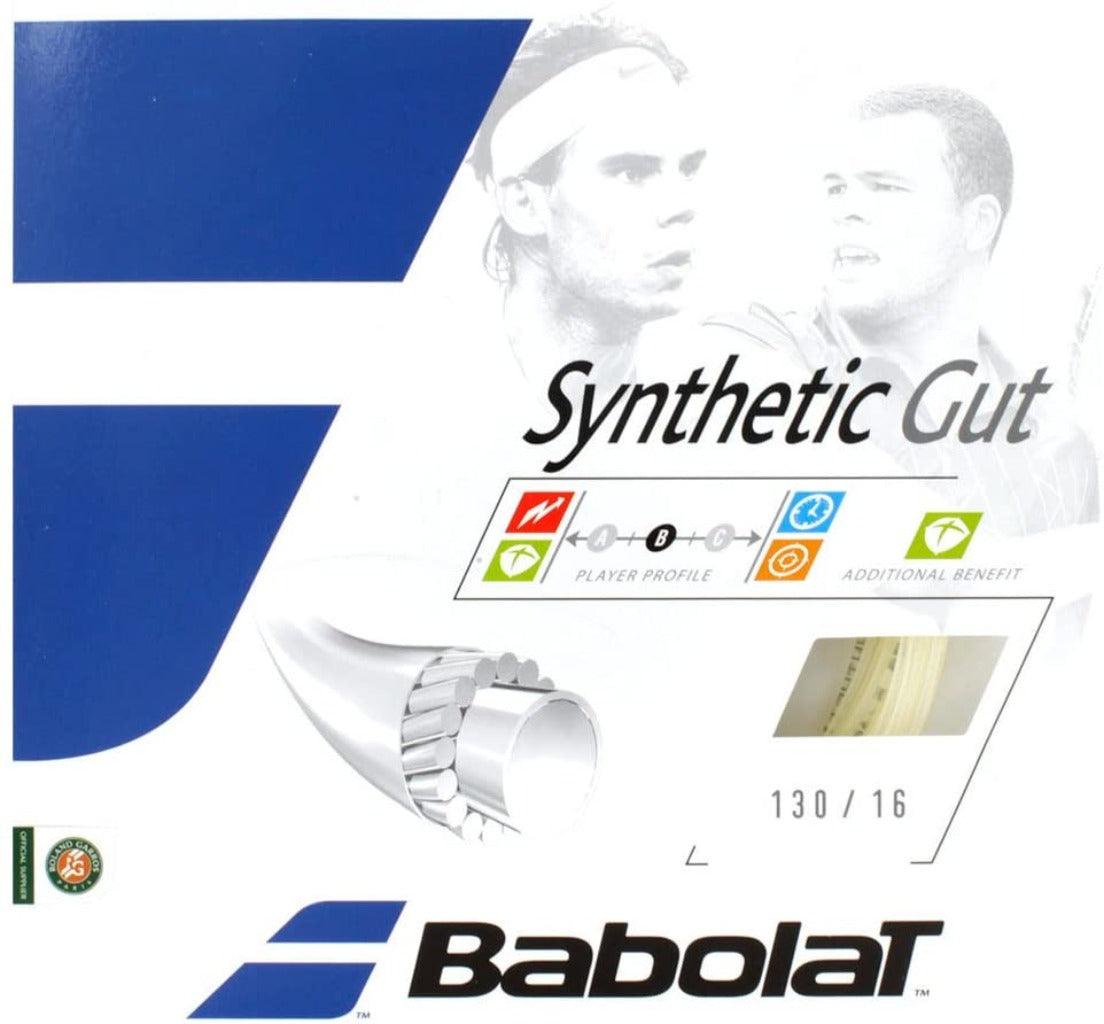 BABOLAT SYNTHETIC GUT 16G NATUREL - Marcotte Sports Inc