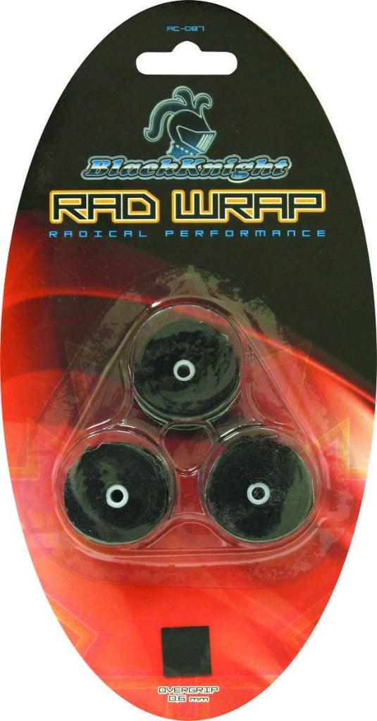 RAD WRAP OVERGRIP BLACK (3 PKS) - Marcotte Sports Inc