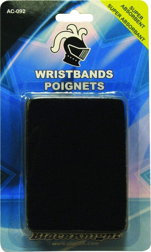 WRISTBANDS BLACK 092 - Marcotte Sports Inc