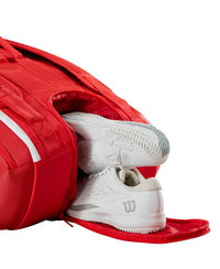 Load image into Gallery viewer, WILSON SUPER TOUR 15 PACK 2025 RACQUET BAG (RED)

