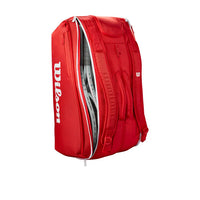 Load image into Gallery viewer, WILSON SUPER TOUR 15 PACK 2025 RACQUET BAG (RED)
