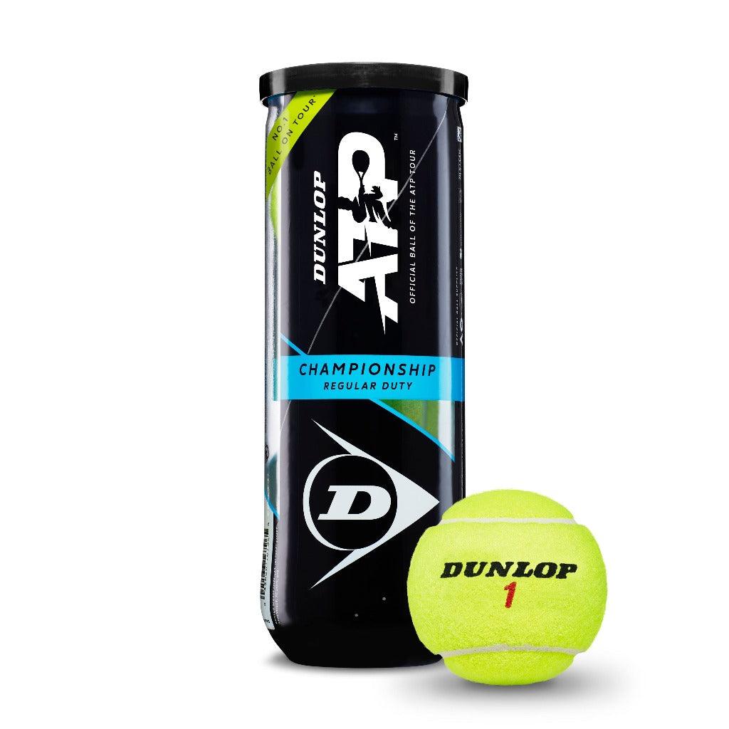 DUNLOP ATP BALL CHAMPIONSHIP REGULAR DUTY (TUBE OF 3) - Marcotte Sports Inc