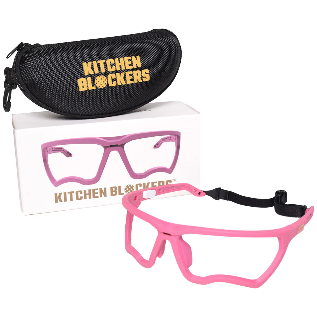 KITCHEN BLOCKERS LUNETTES DE PROTECTION SANS VERRES - ROSE