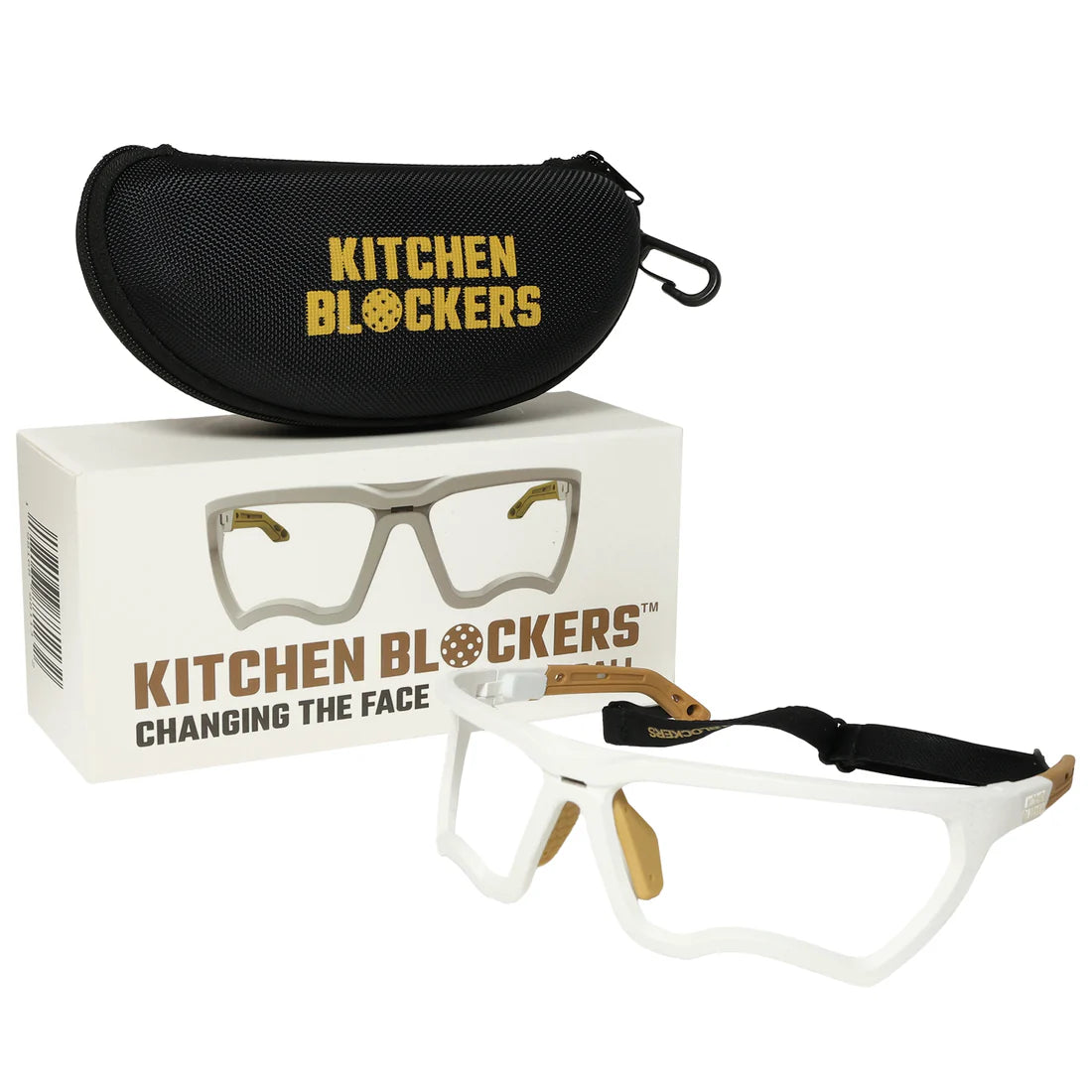 KITCHEN BLOCKERS LUNETTES DE PROTECTION SANS VERRES - BLANCHE