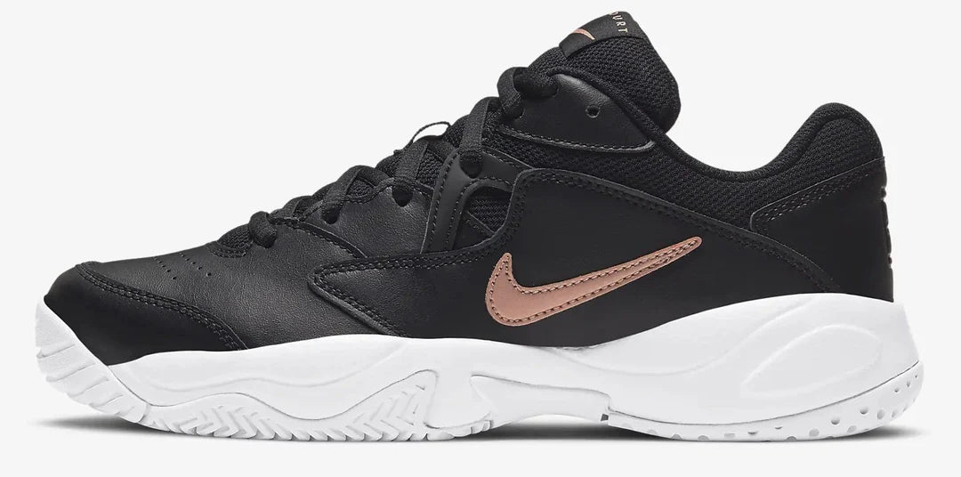 W NIKE COURT LITE 2 (BLACK/RED BRONZE/WHITE)