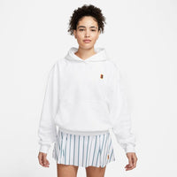 Load image into Gallery viewer, NIKE W NKCT DF FLC HERITAGE HOODIE (WHITE) - Marcotte Sports Inc
