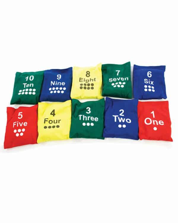 NUMBERED BEAN BAG SET - Marcotte Sports Inc