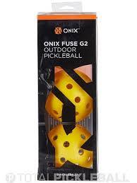 ONIX FUSE G2 - OUTDOOR PICKLEBALL BALLS (PACK OF 3) - Marcotte Sports Inc