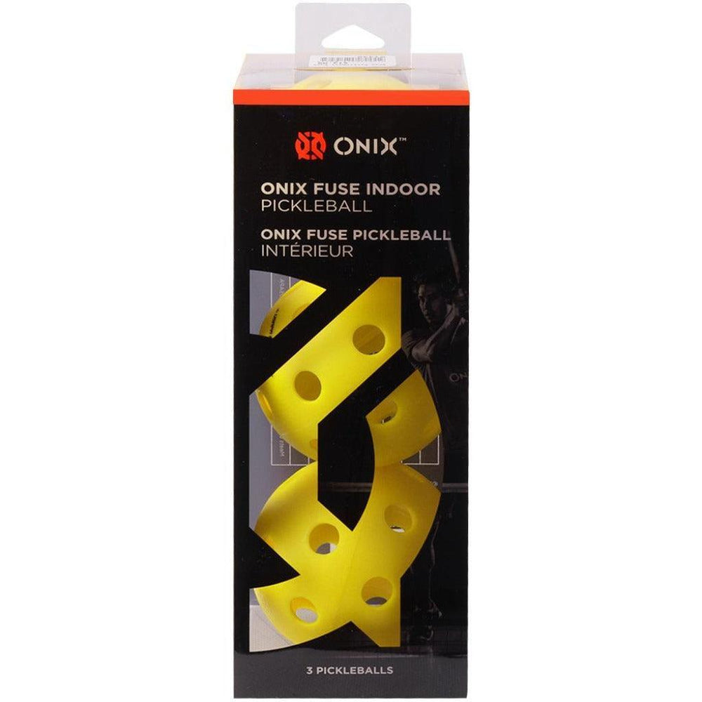 ONIX FUSE INDOOR 3 - INDOOR PICKLEBALLS PACK OF 3 - Marcotte Sports Inc