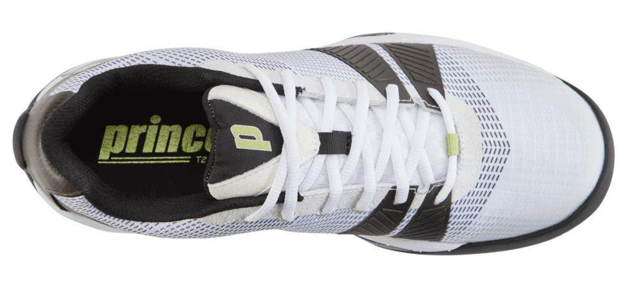 PRINCE T22.5 MEN'S WHITE/BLACK/GREEN - Marcotte Sports Inc