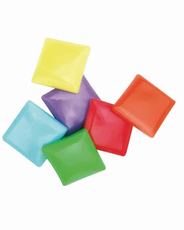 RAINBOW PVC BEAN BAG SET OF 6 - Marcotte Sports Inc