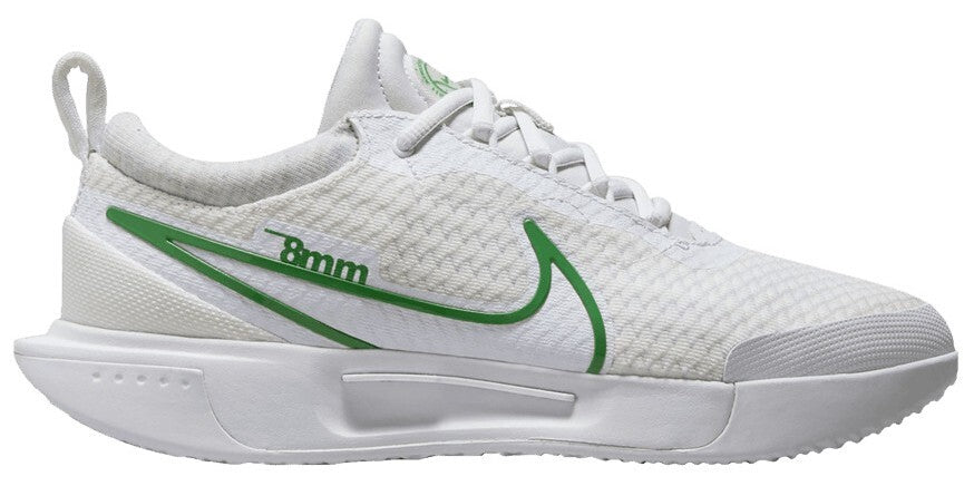 M NIKE ZOOM COURT PRO HC (OFF WHITE/KELLY GREEN)