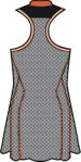 Load image into Gallery viewer, W NKCT SLAM DRESS USO 2 (BLACK/BRILLANT ORNGE/WHITE)
