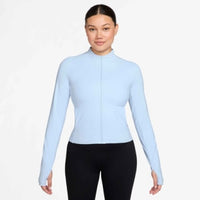 Load image into Gallery viewer, W NK DF ZENVY FZ LS TOP (HYDROGEN BLUE/COOL GREY)
