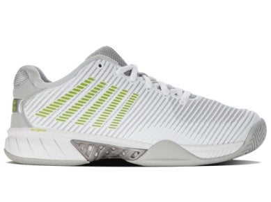 HYPERCOURT EXPRESS 2 WHITE/GRAY VIOLET/LIME GREEN
